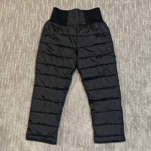 Children's 3T (110) black puffer pants w pockets